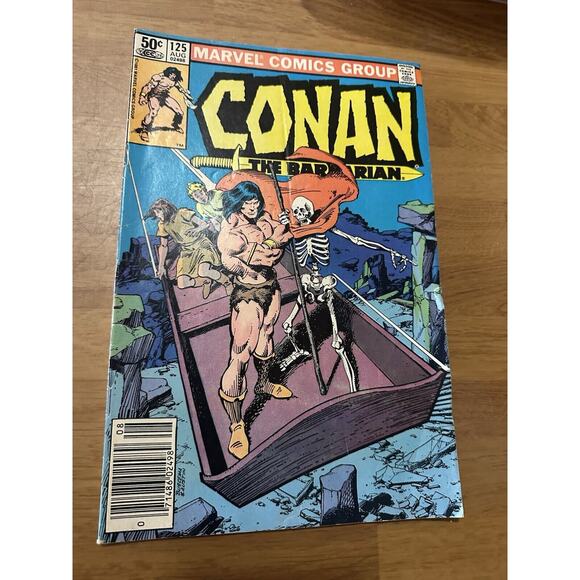 Marvel Comics, Conan The Barbarian Lot of 4, #125,136,148, & 154 1980s Fair/Good - Picture 2 of 16